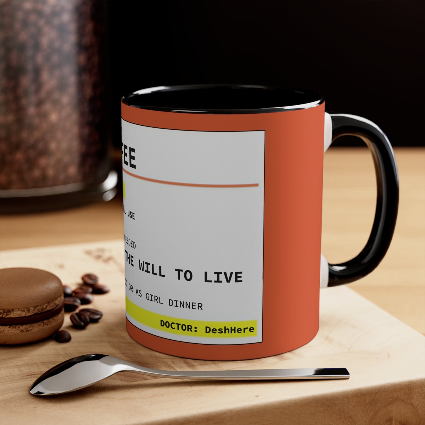 Prescription Coffee Mug by DeshHere, 11oz Ceramic Drinkware